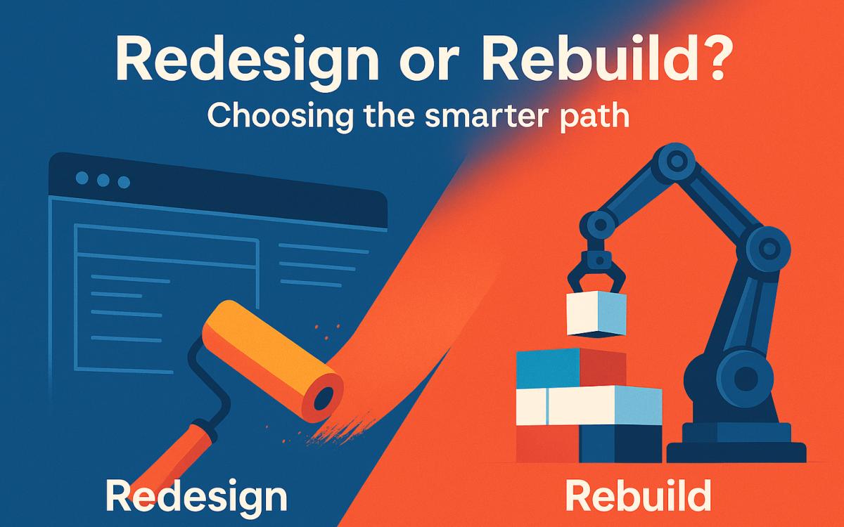 Redesign or Rebuild: Which One to Choose?