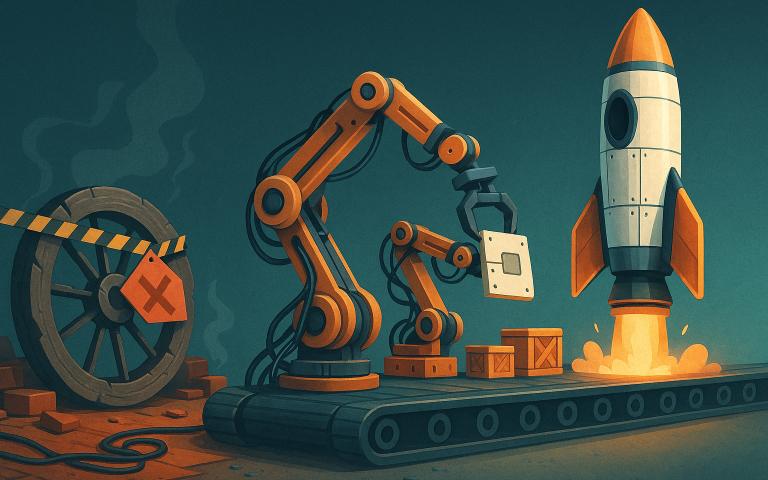 Arrêtez de réinventer la roue : Pourquoi les frameworks et les CMS l'emportent sur le code personnalisé