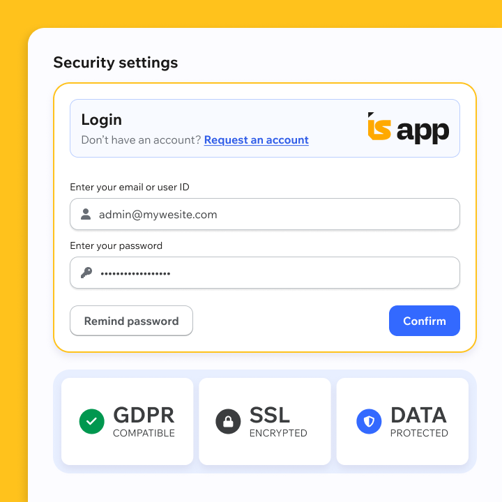 Sécurité et conformité intégrées