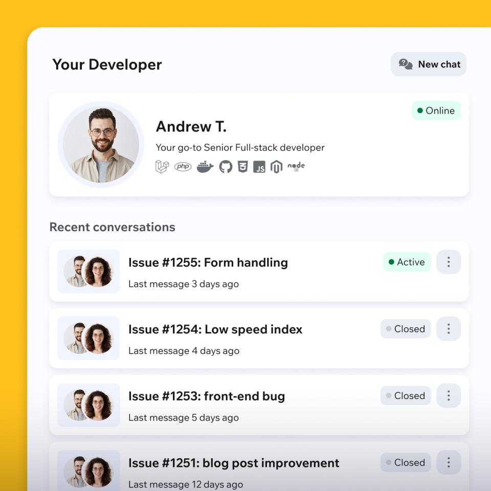 Alleen senior developers